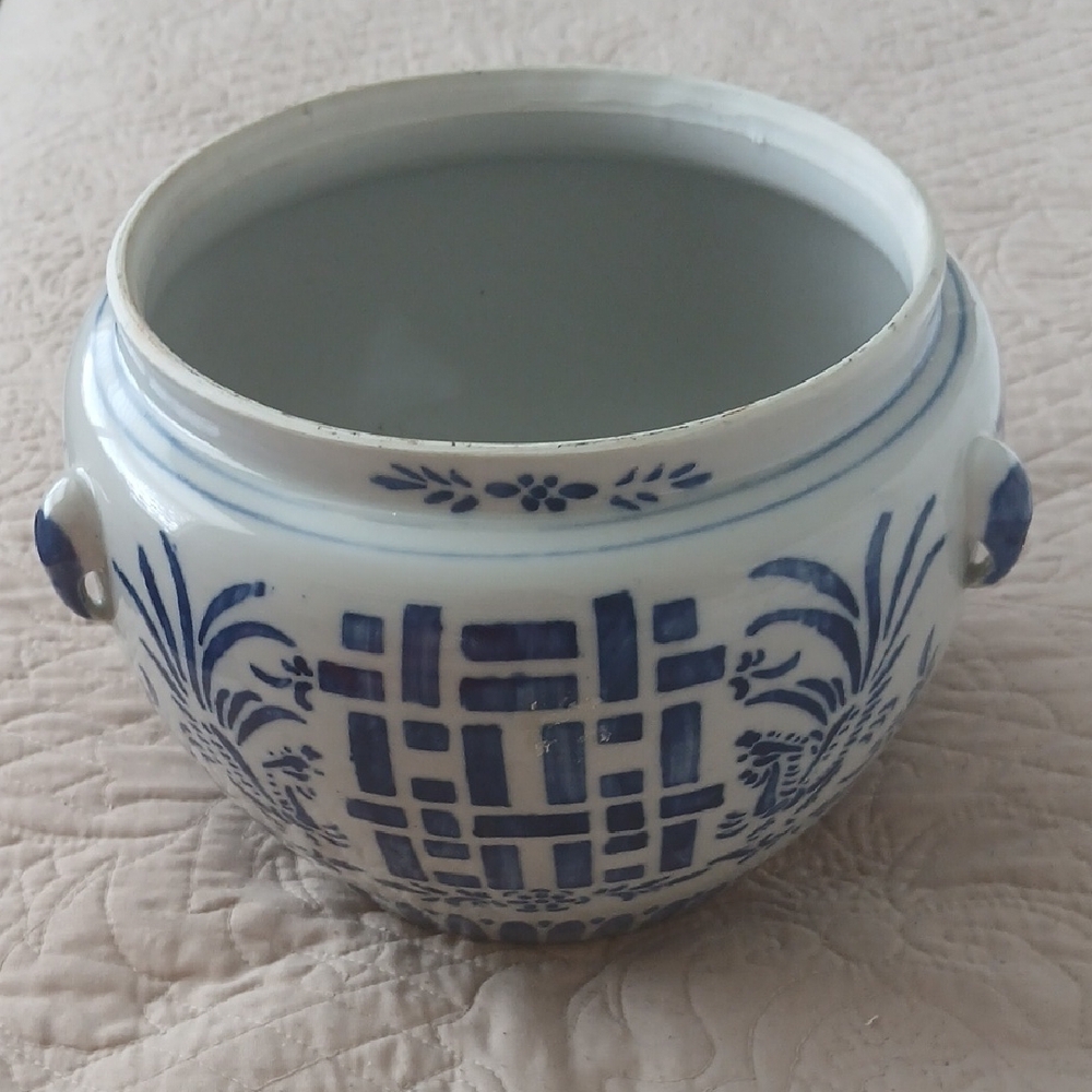 Chinese Porcelain Plant Pot.